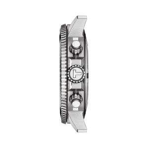 TISSOT Men’s Quartz Swiss Made Black Silicone Strap Red Dial 45mm Watch T120.417.17.421.00 - Image 2