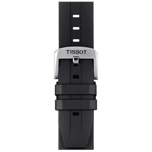 TISSOT Men’s Quartz Swiss Made Black Silicone Strap Red Dial 45mm Watch T120.417.17.421.00 - Image 3