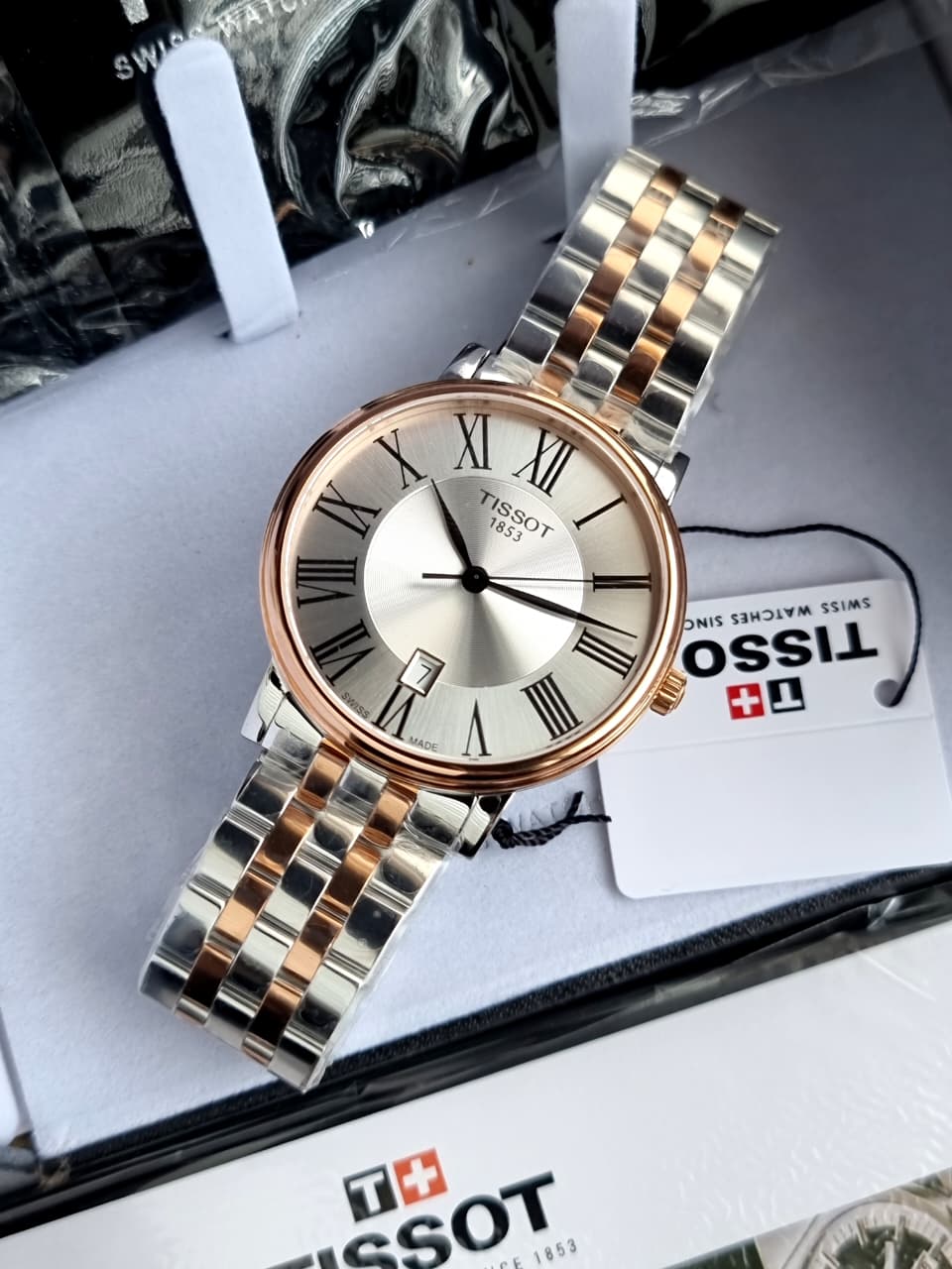 TISSOT Men’s Quartz Swiss Made Stainless Steel Silver Dial 40mm Watch T122.410.22.033.00 - Image 13