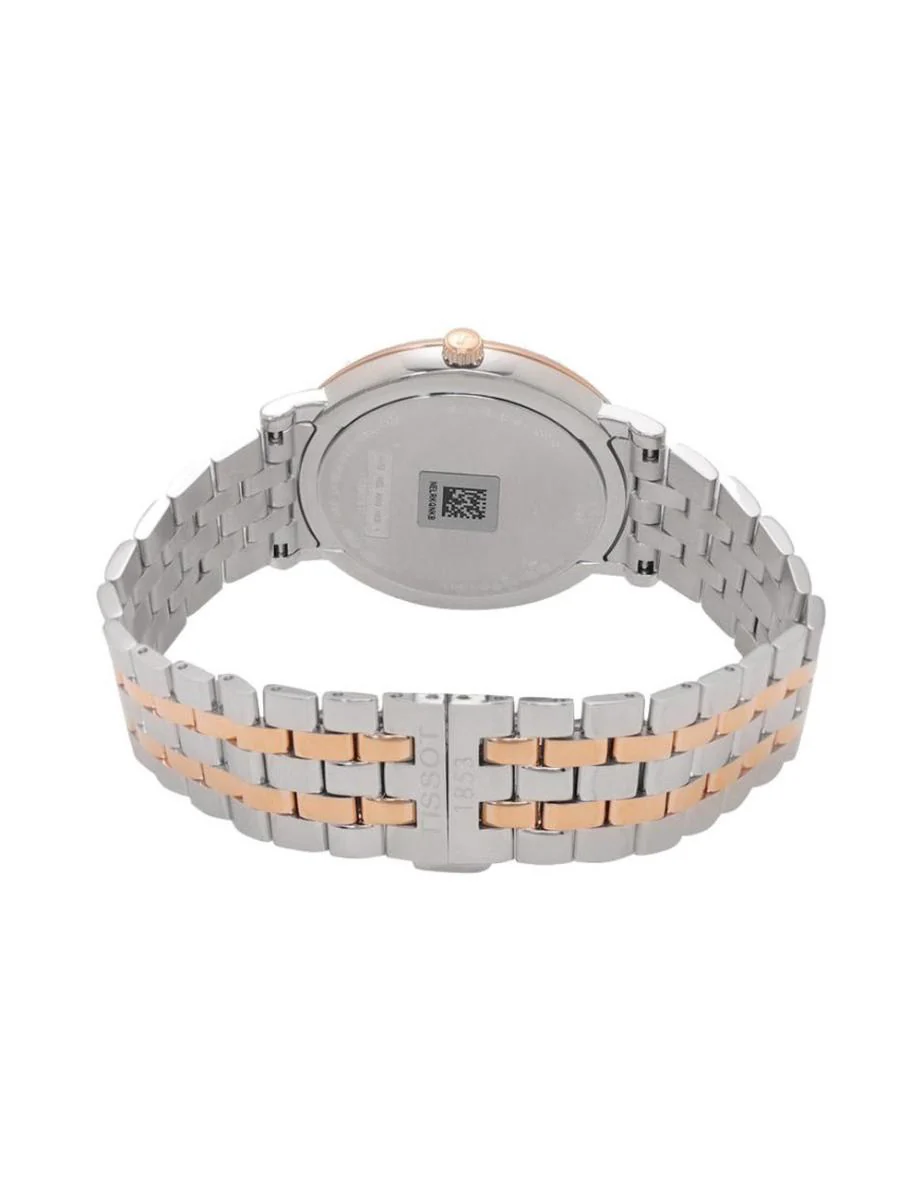 TISSOT Men’s Quartz Swiss Made Stainless Steel Silver Dial 40mm Watch T122.410.22.033.00 - Image 3
