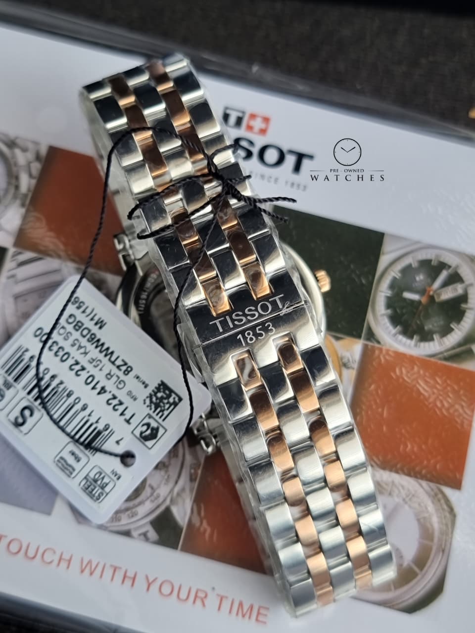 TISSOT Men’s Quartz Swiss Made Stainless Steel Silver Dial 40mm Watch T122.410.22.033.00 - Image 7