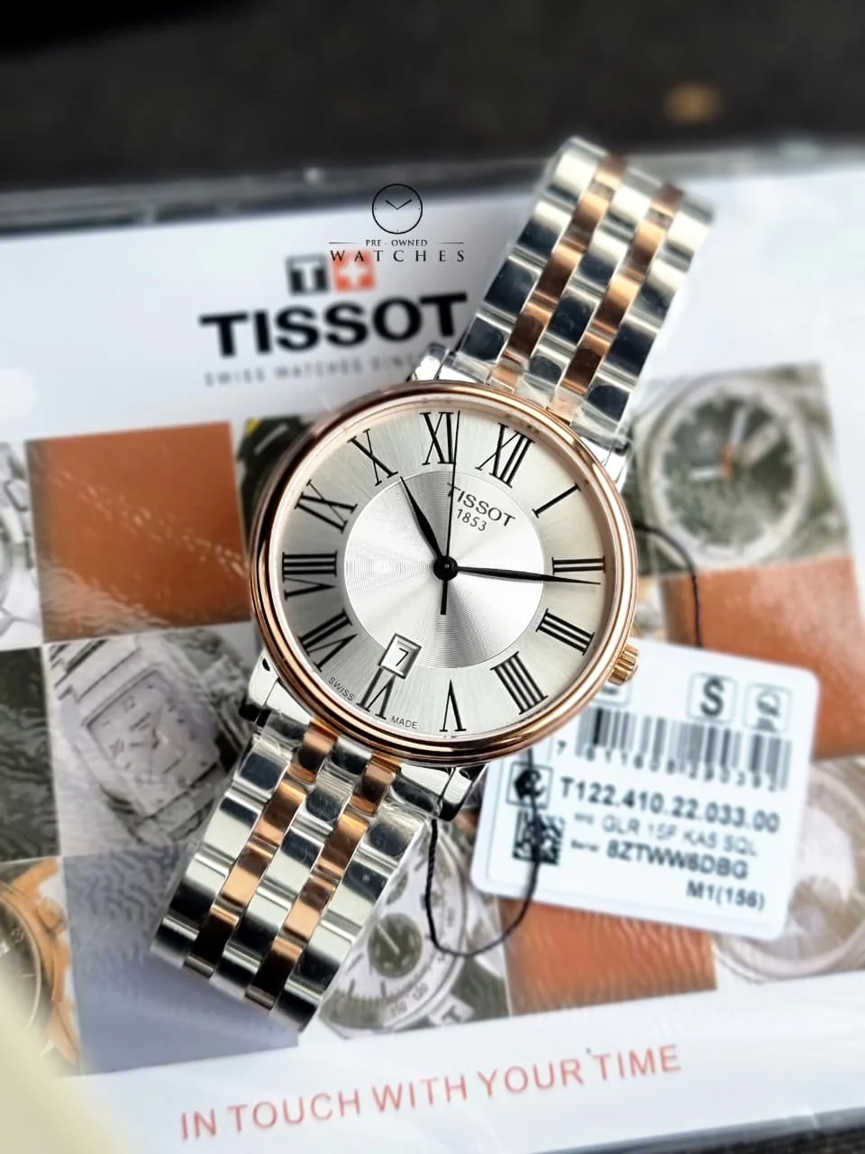 TISSOT Men’s Quartz Swiss Made Stainless Steel Silver Dial 40mm Watch T122.410.22.033.00 - Image 8
