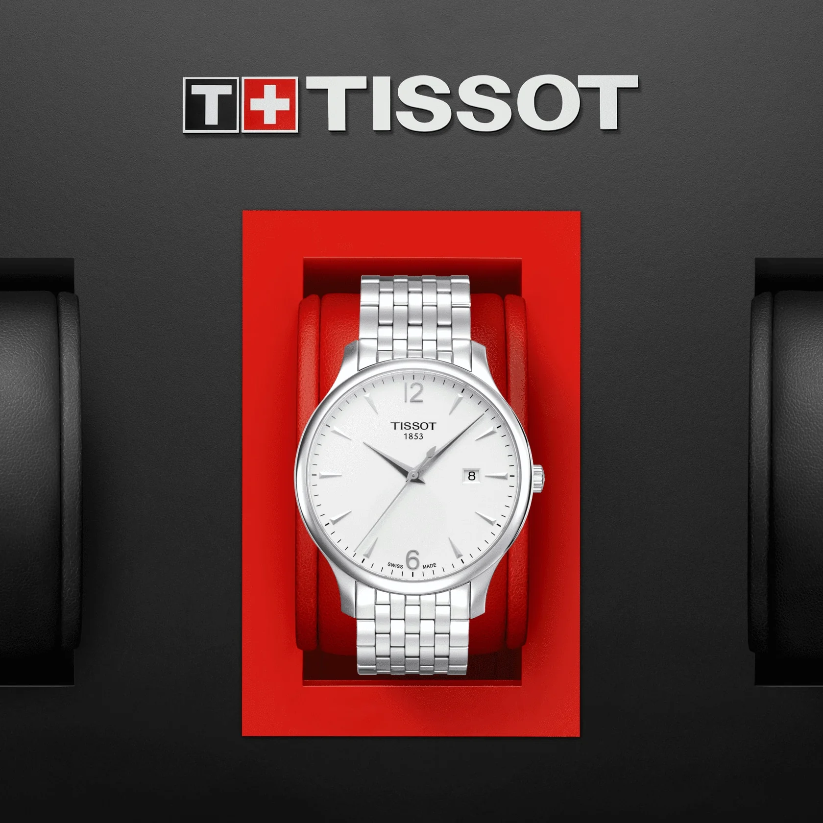 TISSOT Men’s Quartz Swiss Made Stainless Steel White Dial 42mm Watch T063.610.11.037.00 - Image 3