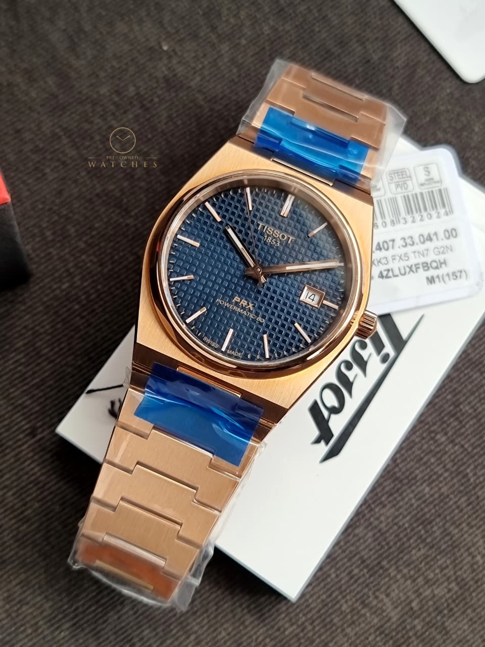 Tissot PRX Powermatic 40MM Blue Dial Men's Watch T137.407.33.041.00 - Image 3