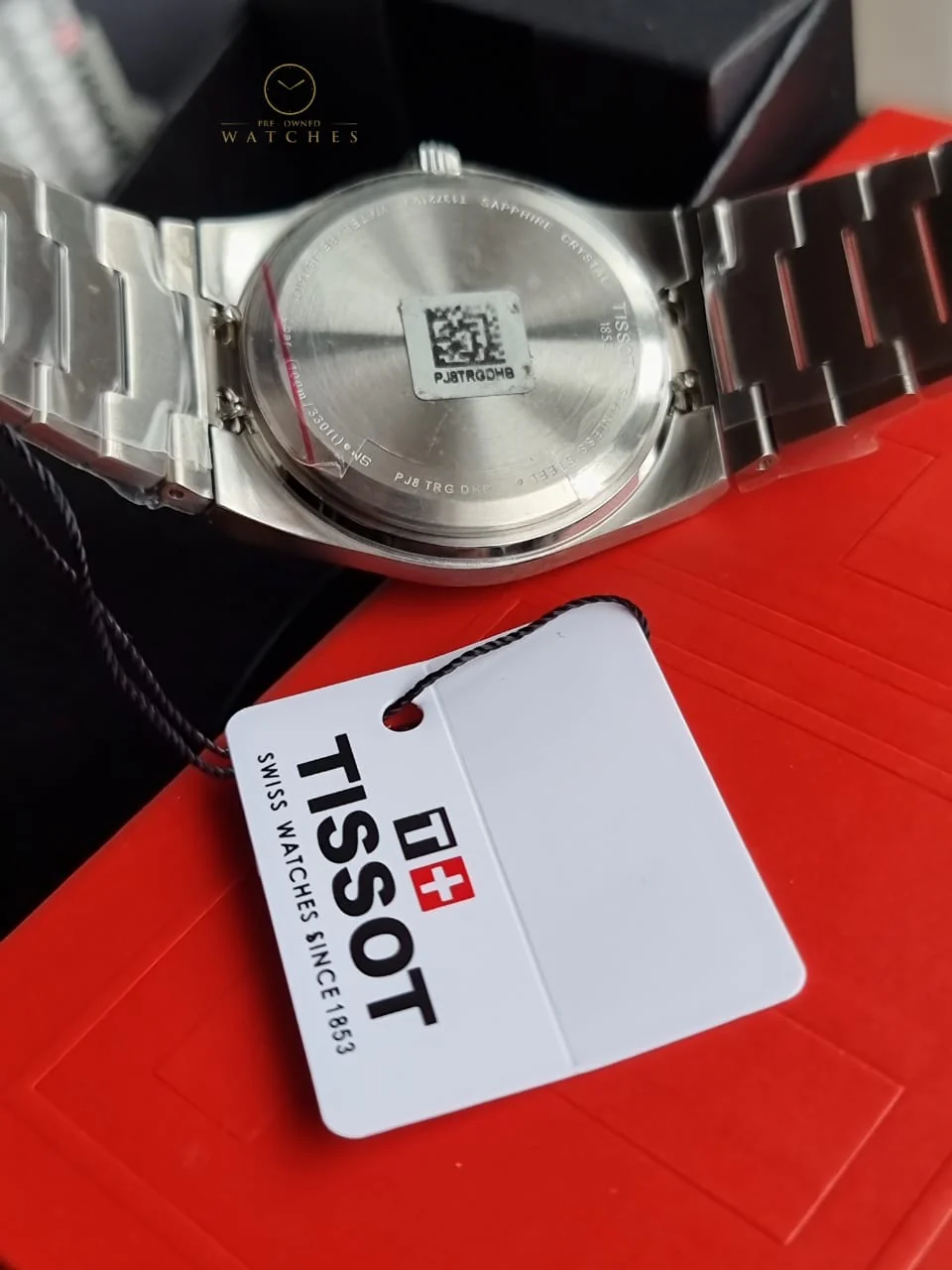 TISSOT PRX QTZ 35MM SS SILVER DIAL WOMEN'S WATCH T137.210.11.031.00 - Image 6
