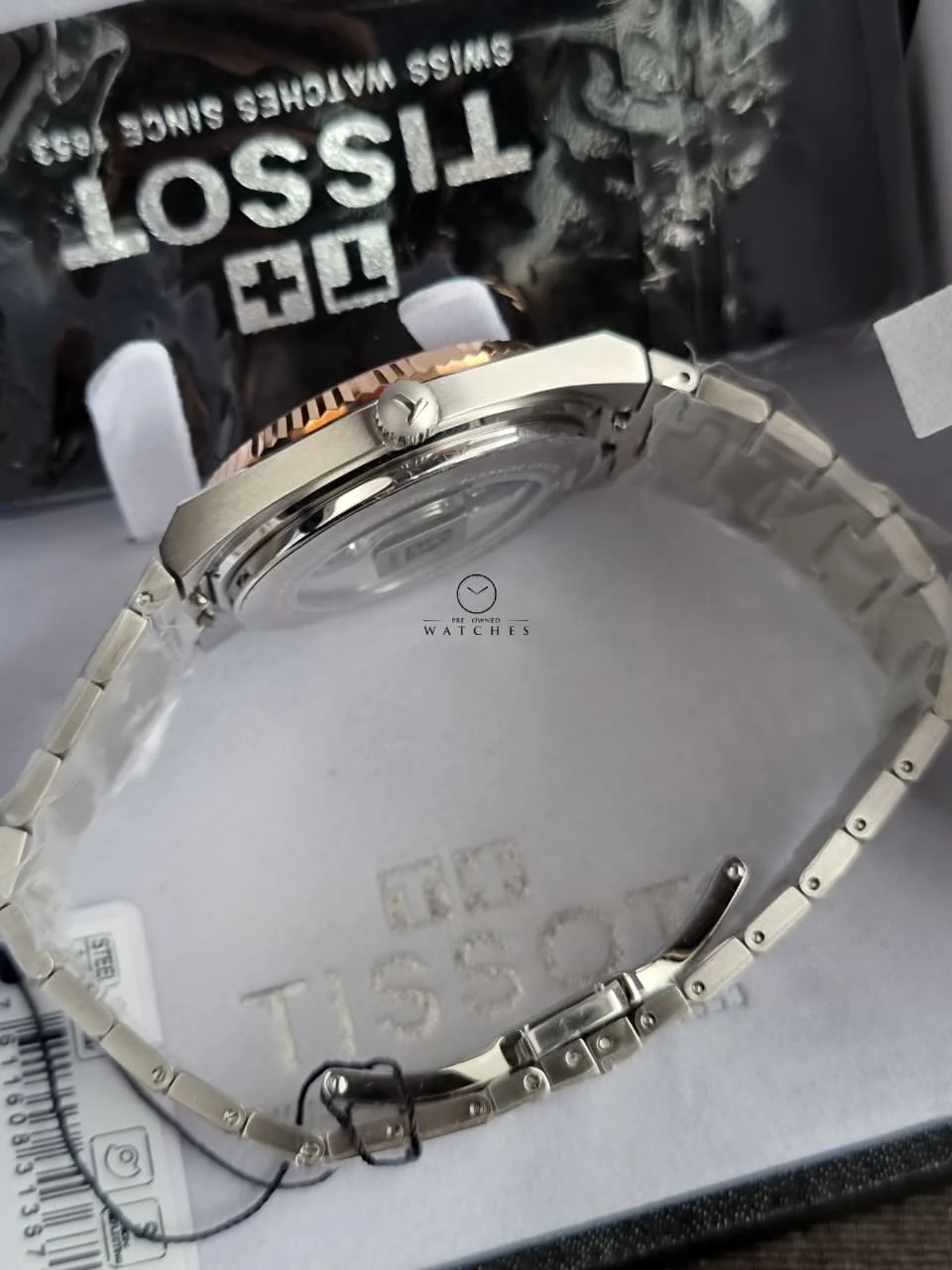 Tissot PRX Silver Stainless Steel Silver Dial Automatic Watch for Gents - T931.407.41.031.00 - Image 5