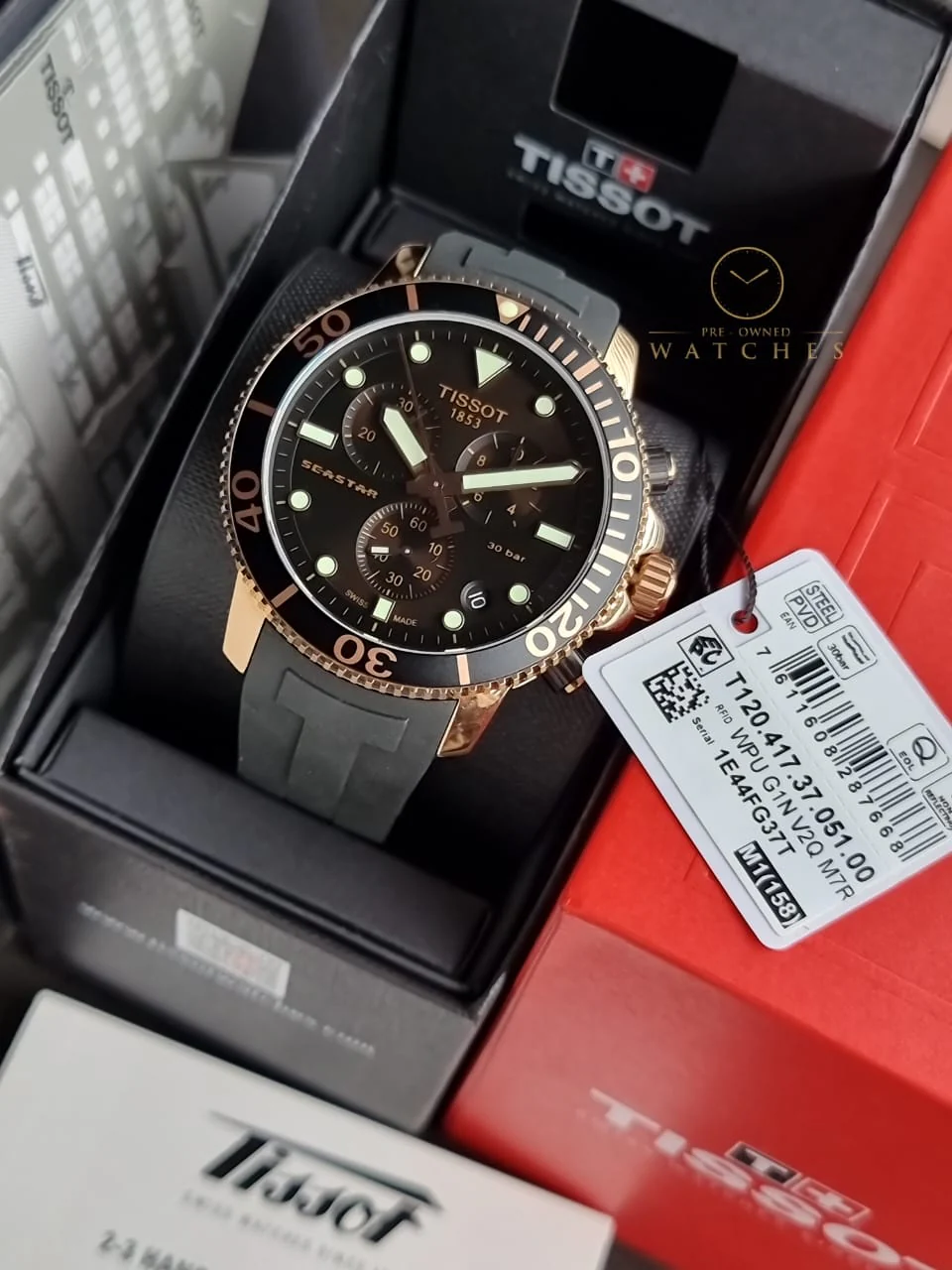 TISSOT SEASTAR 1000 CHRONOGRAPH T120.417.37.051.00 - Image 4