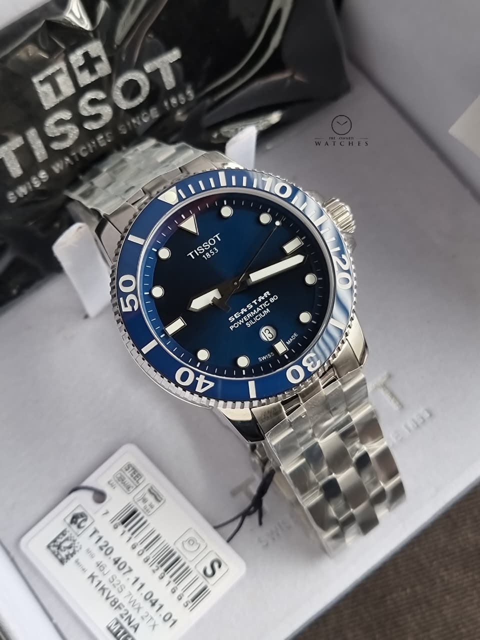 TISSOT SEASTAR 1000 POWERMATIC 80 SILICIUM T120.407.11.041.01 - Image 9