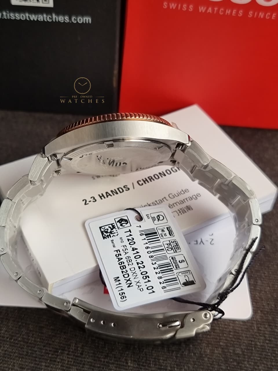 Tissot Seastar 1000 Quartz Black Dial Stainless Steel Men's Watch T120.410.22.051.01 - Image 9