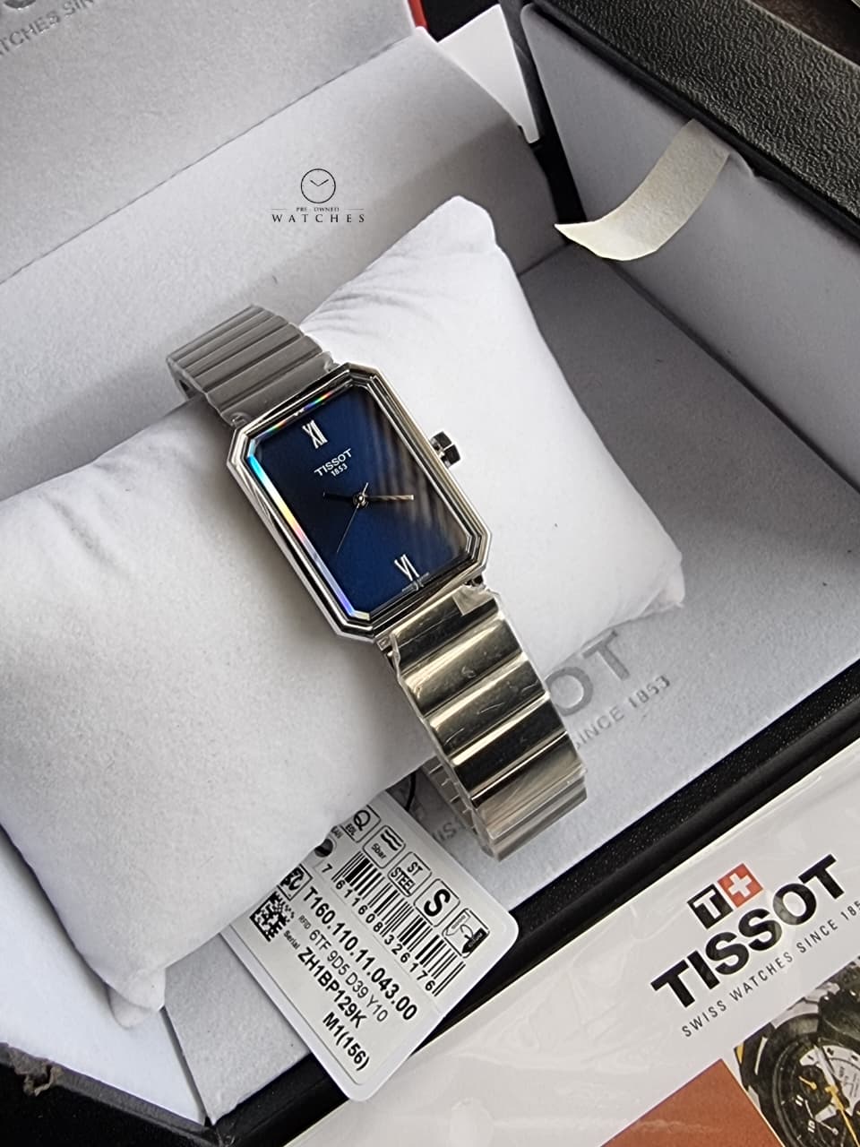 Tissot SRV 30mm Blue Dial Silver Stainless Steel Swiss Quartz Women's Watch – T160.110.11.043.00 - Image 2