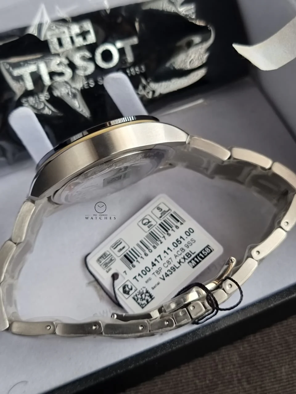 Tissot T100.417.11.051.00 PRS 516 Metal Band Men’s Watch - Image 6