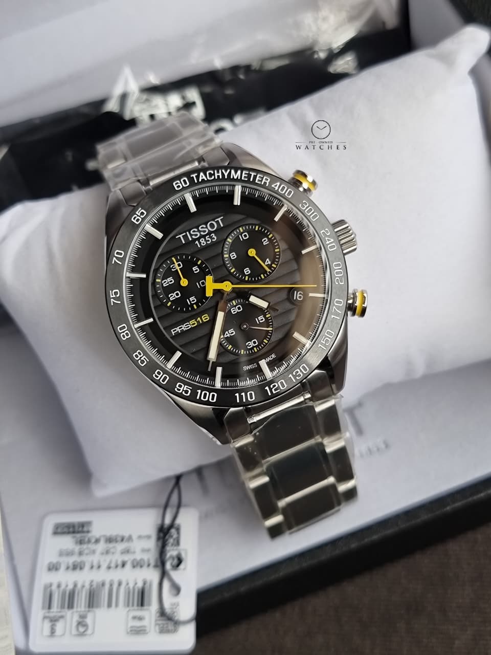 Tissot T100.417.11.051.00 PRS 516 Metal Band Men’s Watch - Image 7