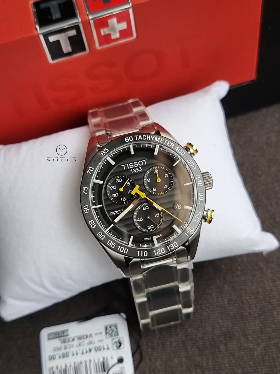 Tissot T100.417.11.051.00 PRS 516 Metal Band Men’s Watch - Image 9