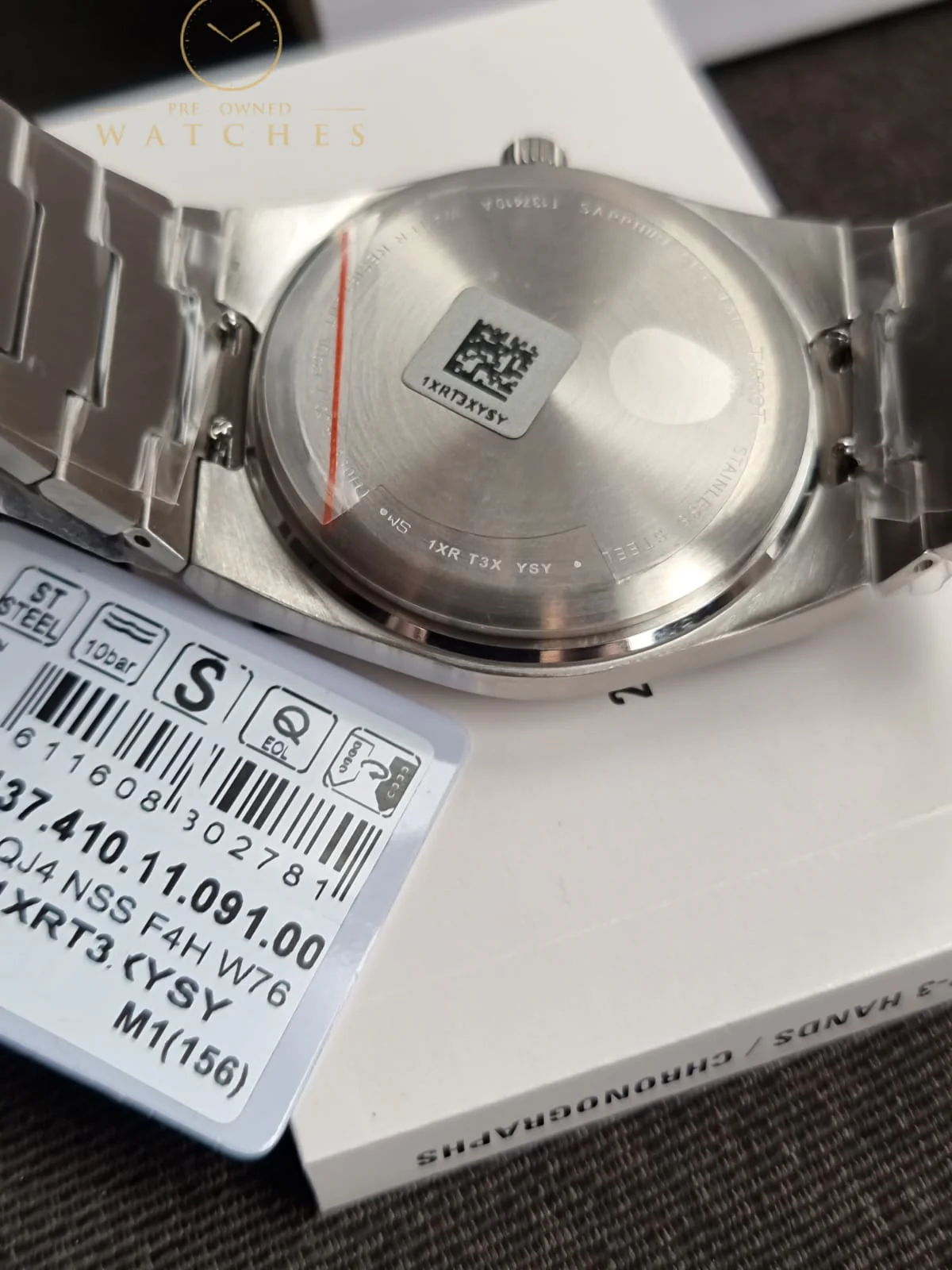 Tissot T137.410.11.091.00 PRX Metal Band Men Watch - Image 5