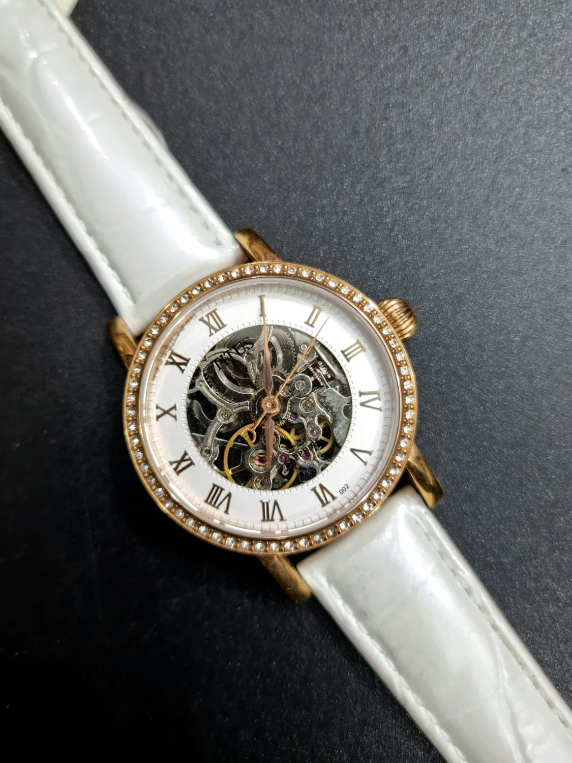 titus White strap White Dial Manual Winding - Image 4