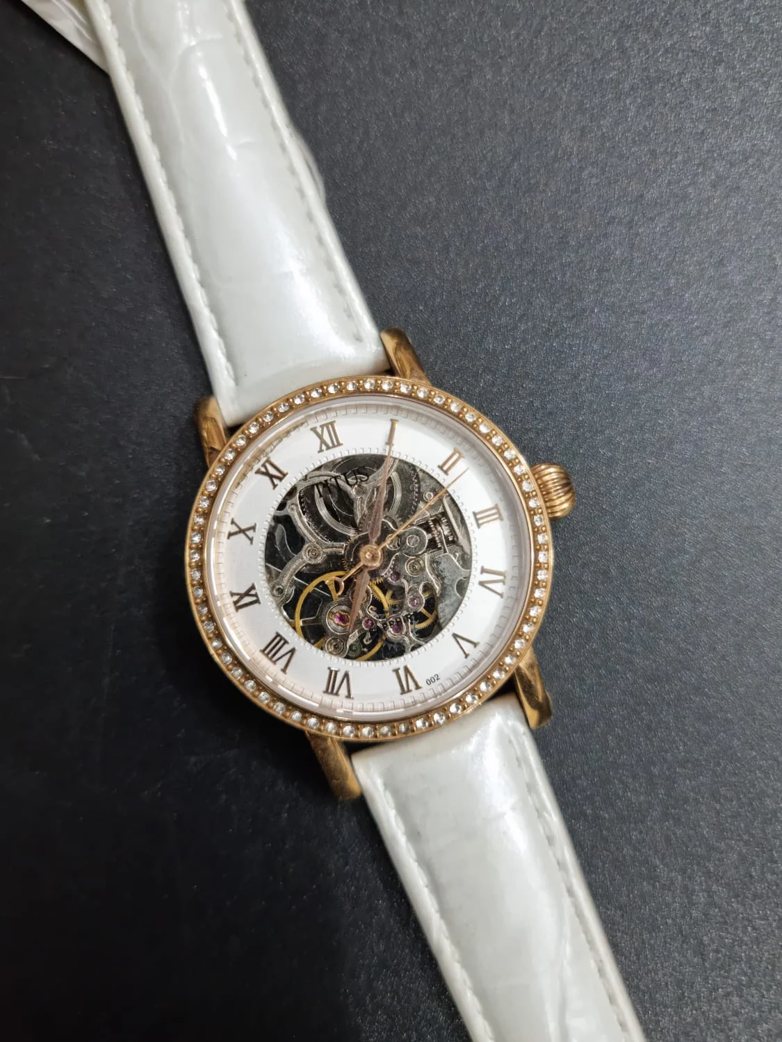 titus White strap White Dial Manual Winding - Image 5