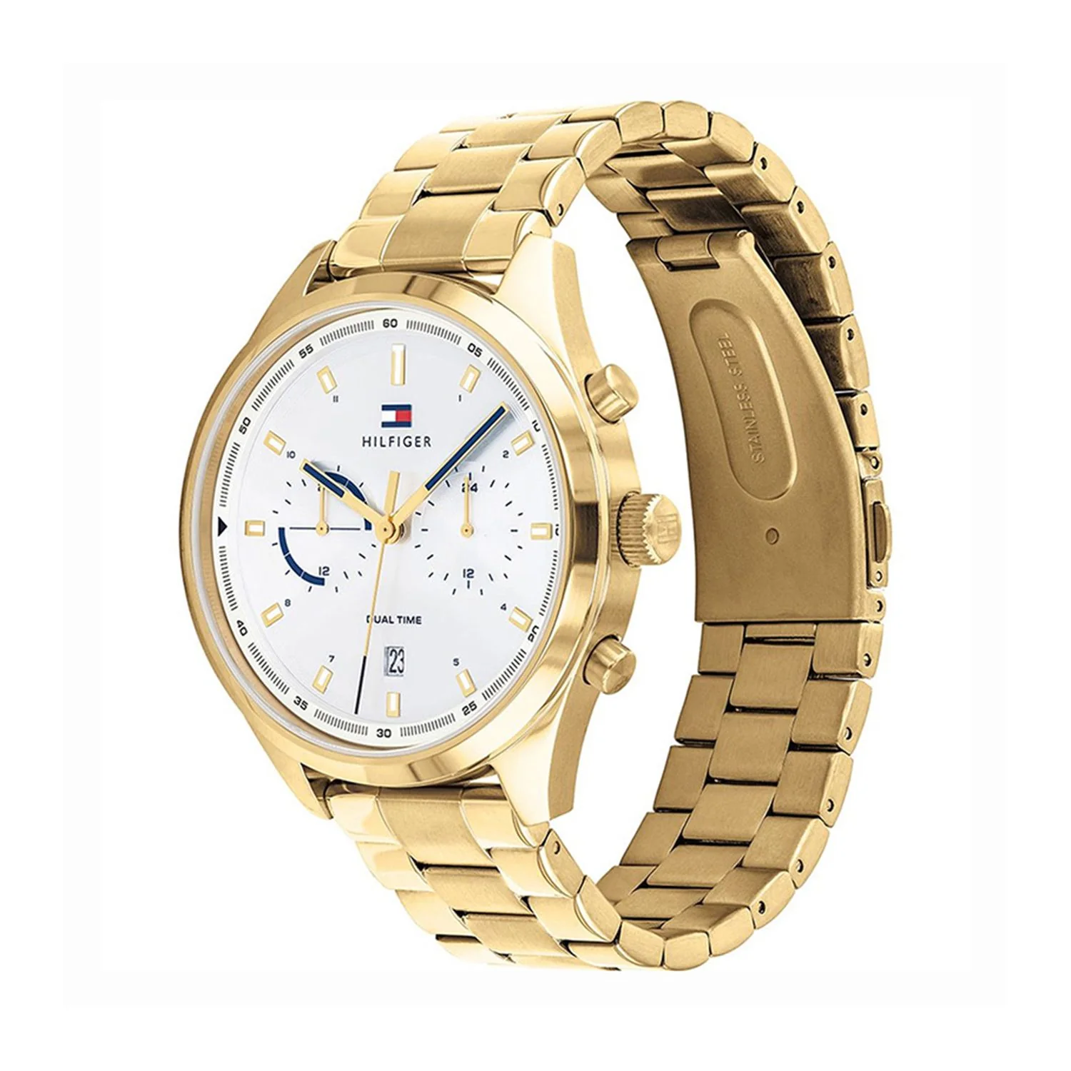 Tommy Hilfiger 1791726 Bennett Gold Steel Multi-function Men's Watch - Image 3