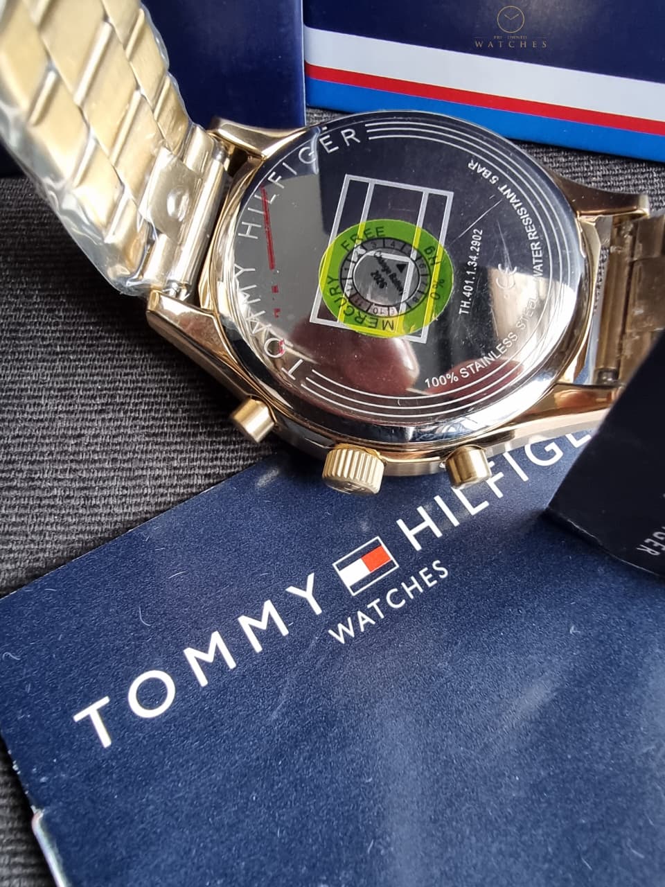 Tommy Hilfiger 1791726 Bennett Gold Steel Multi-function Men's Watch - Image 9
