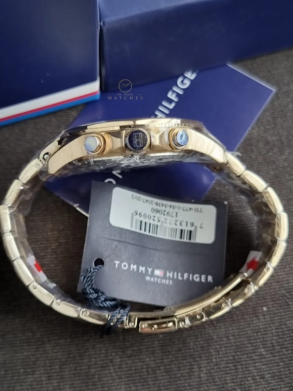 Tommy Hilfiger Lars Gold Stainless Steel Gold Dial Chronograph Quartz Watch for Gents - 1792060 - Image 6