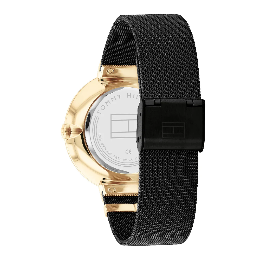 Tommy Hilfiger Men’s Quartz Black Silicone Strap Grey Dial 44mm Watch 1791931 - Image 3