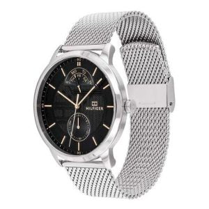 Tommy Hilfiger Men’s Quartz Stainless Steel Black Dial 44mm Watch 1791610 - Image 2