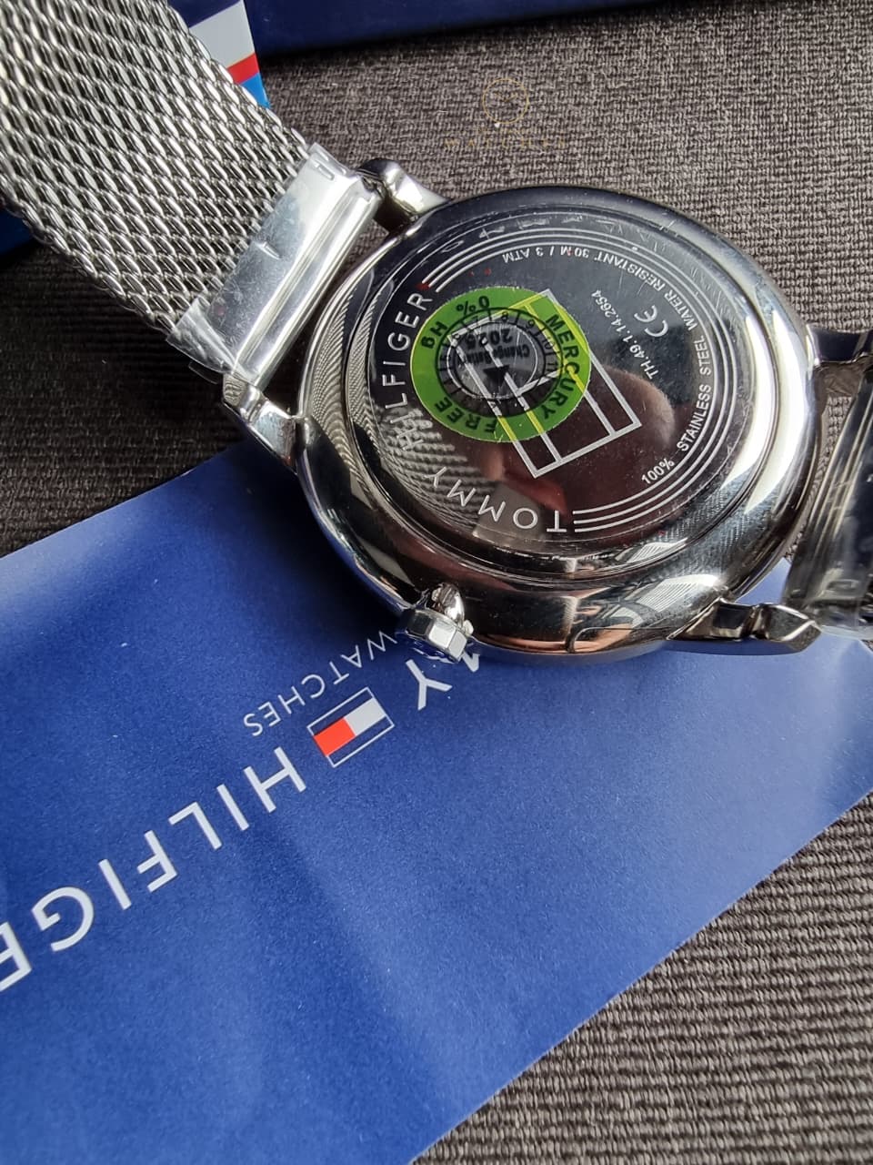 Tommy Hilfiger Men’s Quartz Stainless Steel Black Dial 44mm Watch 1791610 - Image 8