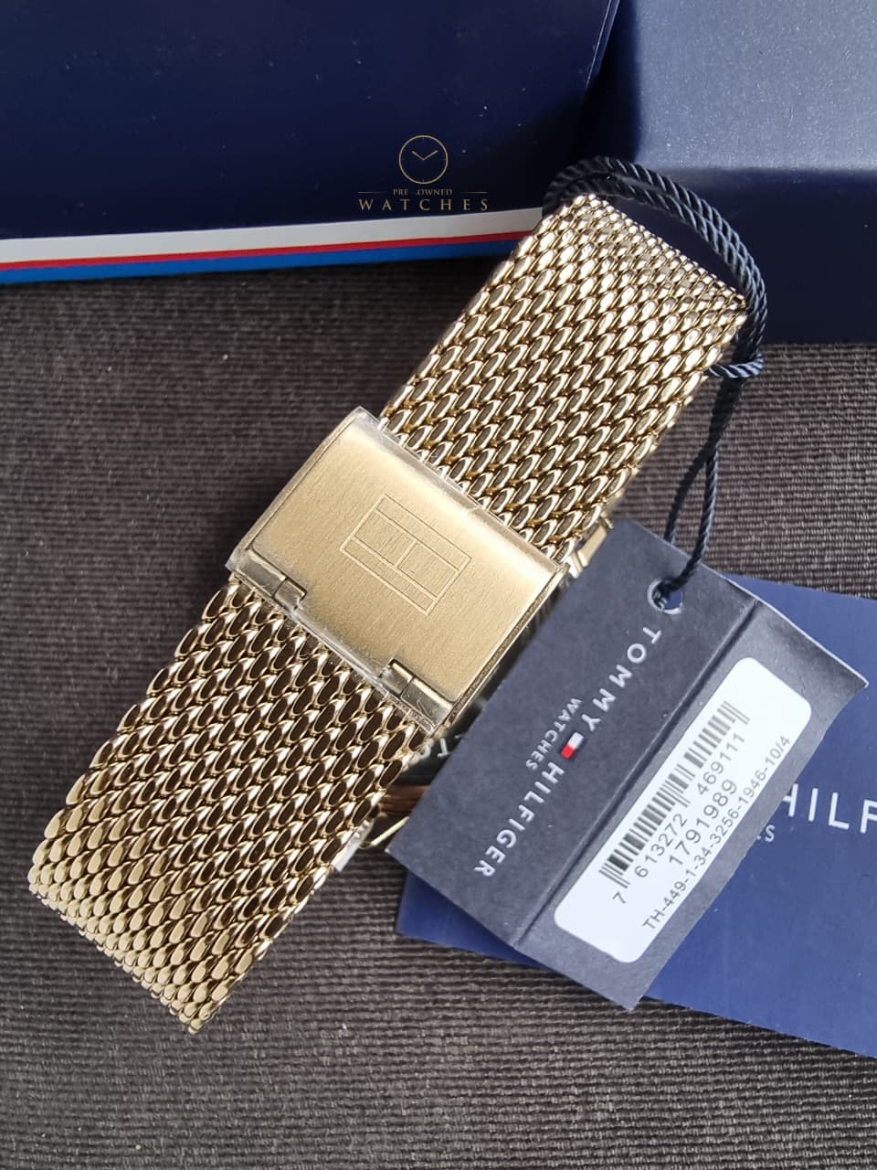 Tommy Hilfiger Men's Multifunction Stainless Steel and Mesh Bracelet Watch, Color: Black (Model: 1791989) - Image 6