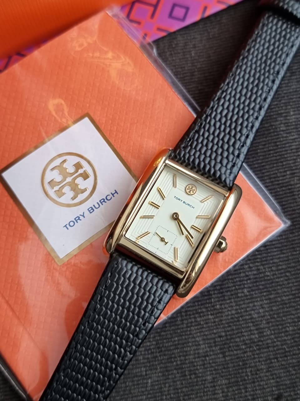 Tory Burch Women's Eleanor Stainless Steel Bracelet Watch TBw1060 (STRAP CHANGE)