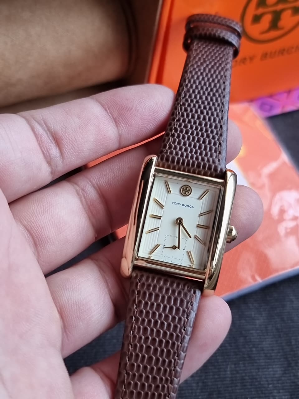 Tory Burch Women's Eleanor Stainless Steel Bracelet Watch TBw1060 (STRAP CHANGE) - Image 4