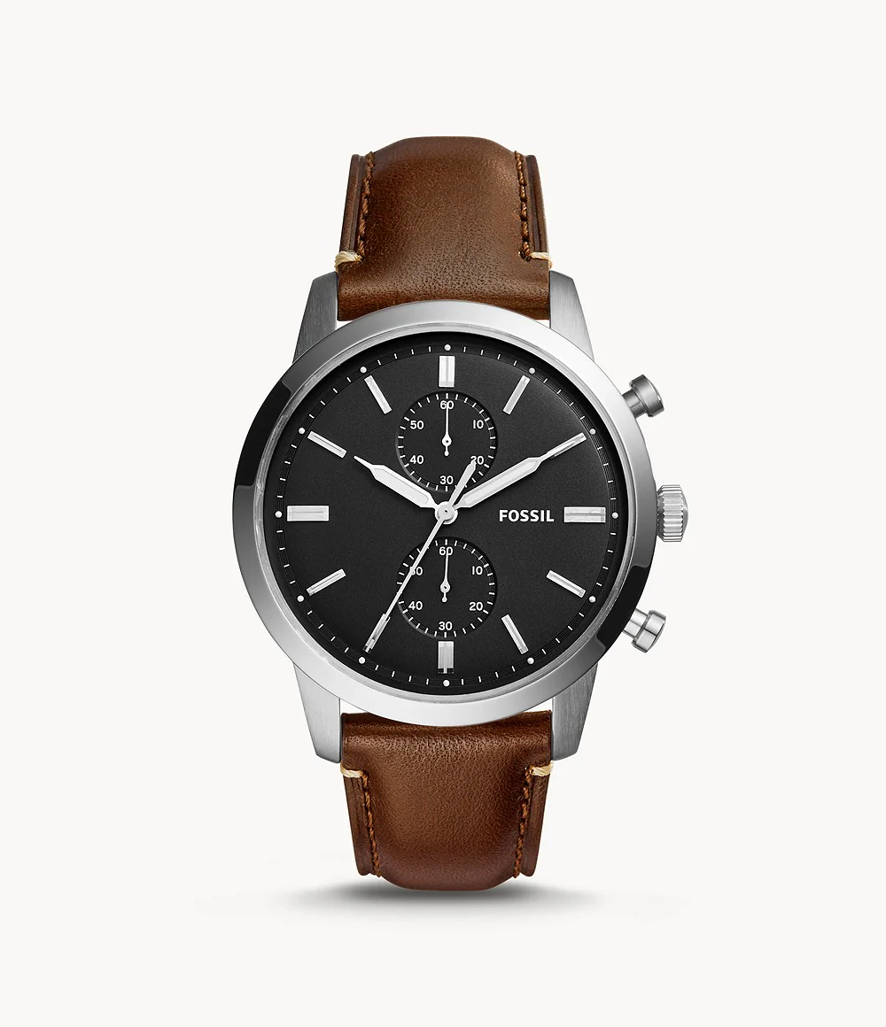 Townsman 44mm Chronograph Brown Watch (Model: FS5280)