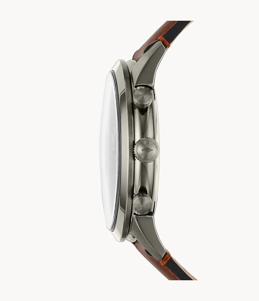 Townsman Chronograph Amber Leather Watch (Model: FS5522) - Image 3