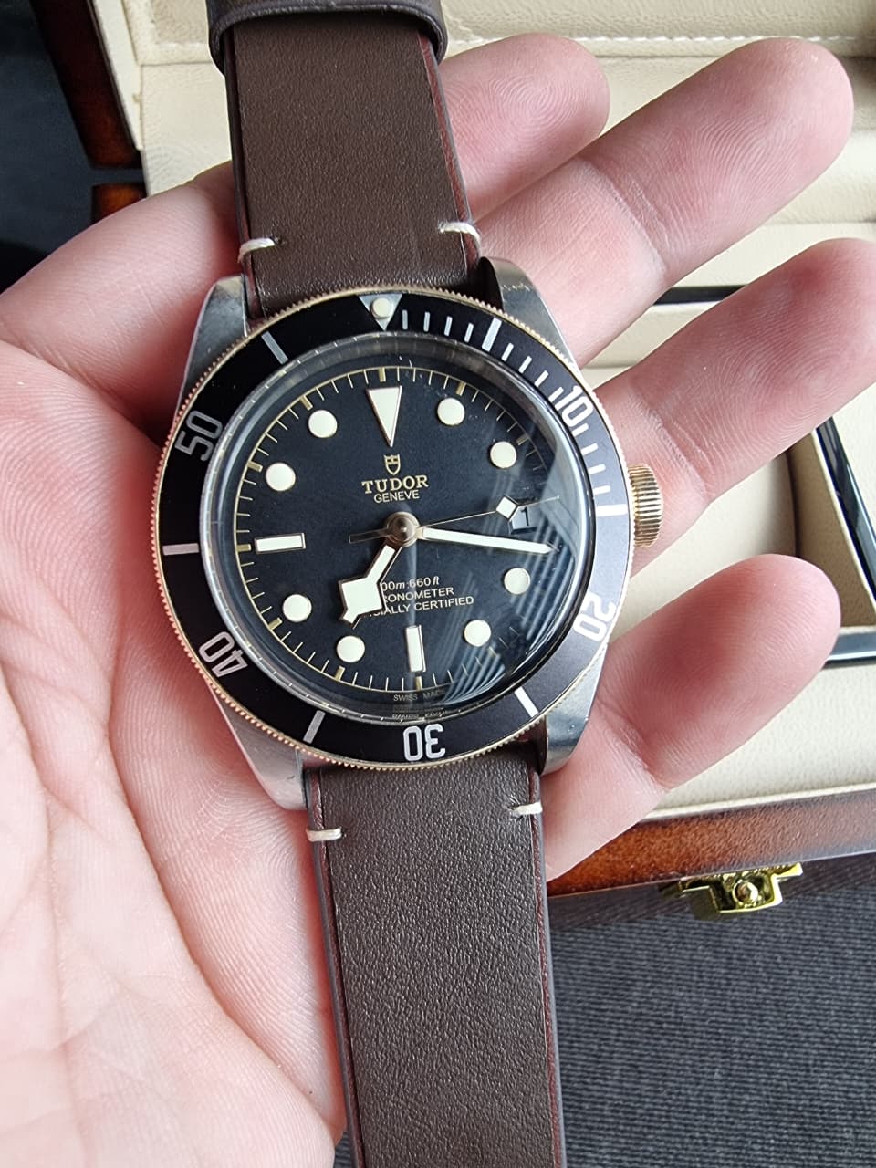 Tudor Black Bay S&G Steel Gold Textilband M79733N-0005 - Image 5