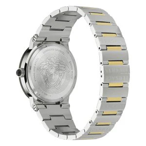 Versace Women’s Quartz Swiss Made Two Tone Stainless Steel Blue Dial 38mm Watch VE7G00223 - Image 2