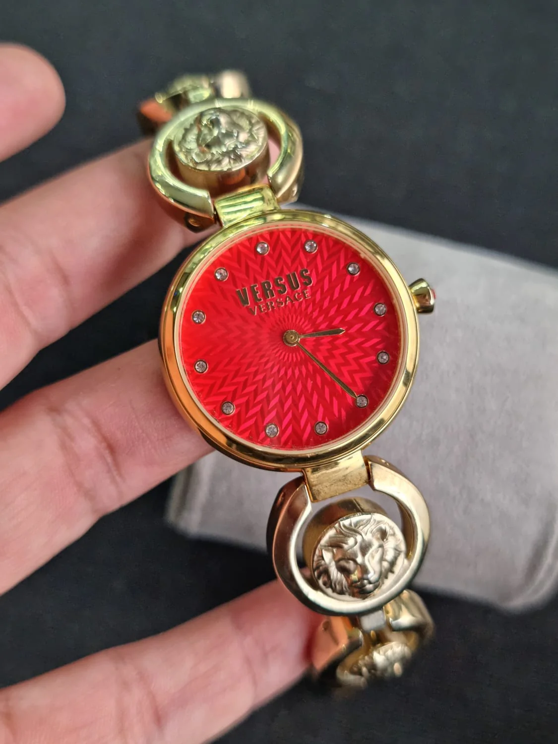 Versus Versace Golden Casing Red Dial - Image 3