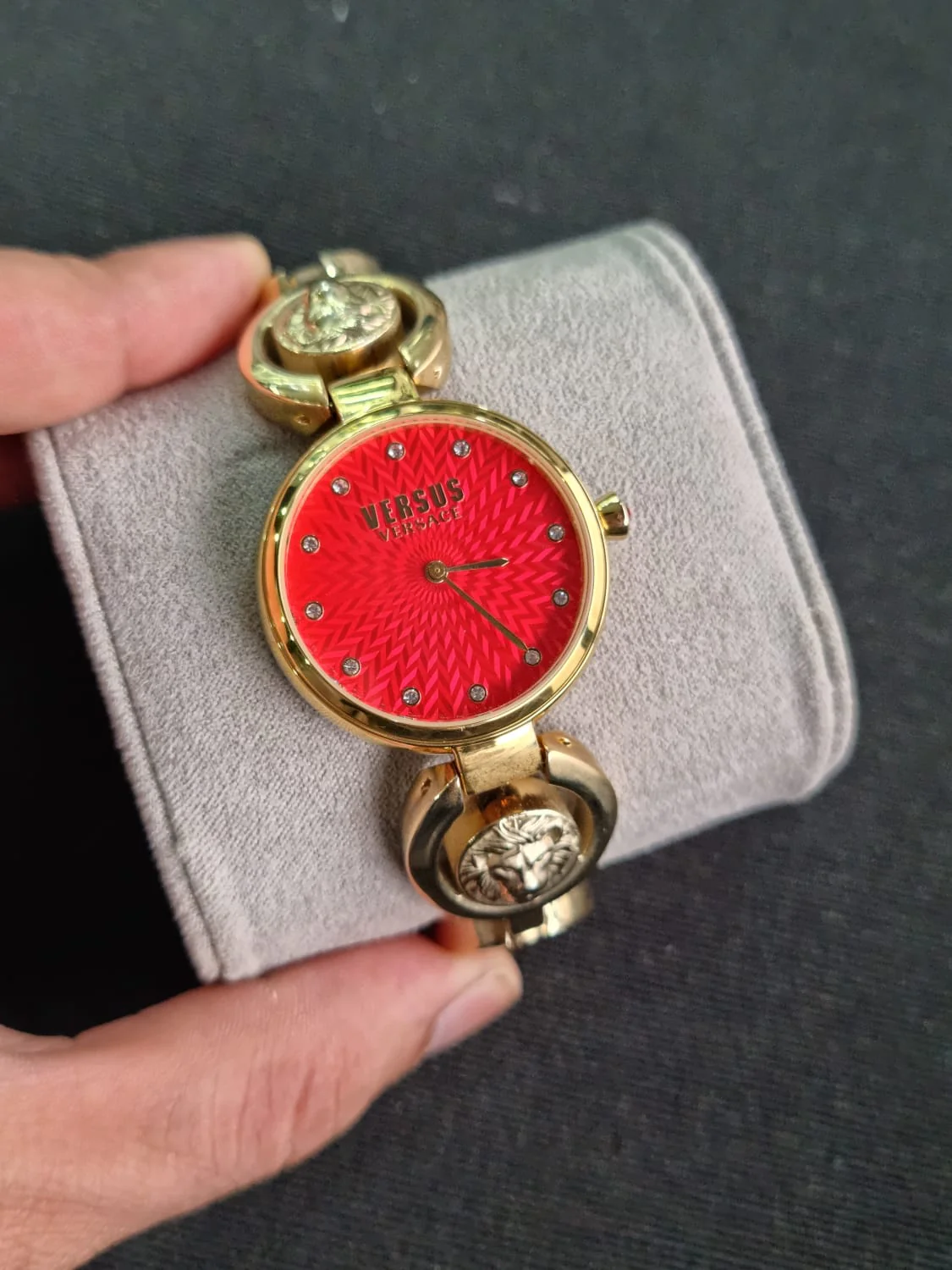 Versus Versace Golden Casing Red Dial - Image 4