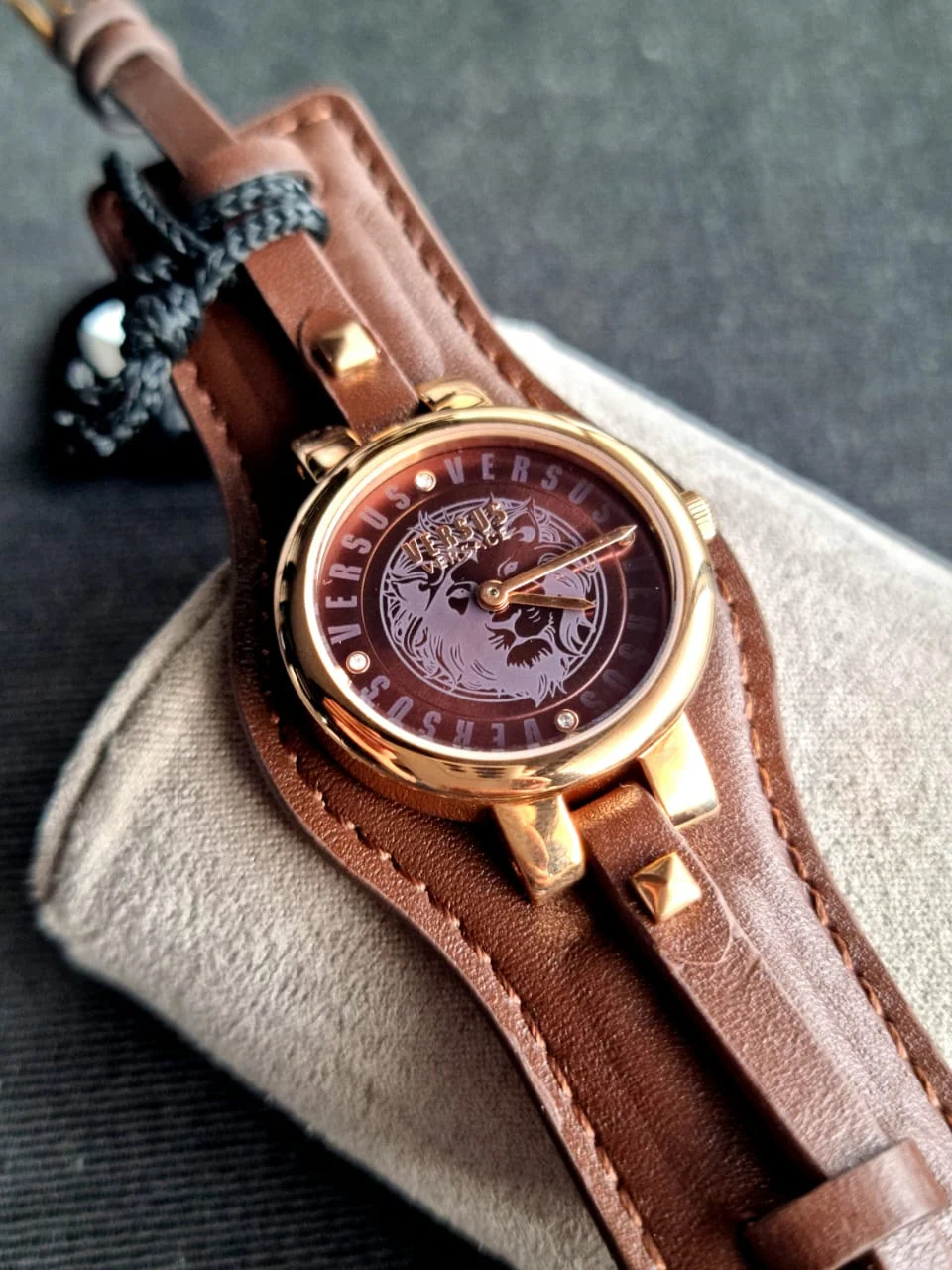 VERSUS VERSACE Maroon Dial Ladies Watch - Image 5