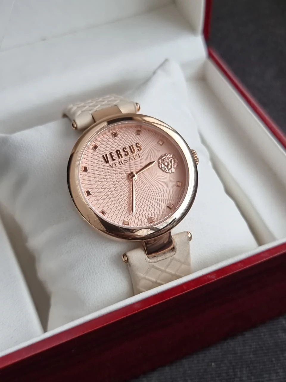 Versus Versace Women's Watch – 36mm, Light Pink Dial & Strap, Rose Gold Case - Image 4
